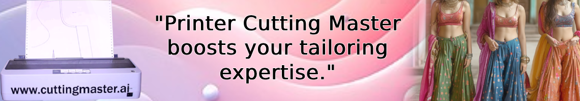 Cutting Master printer used for precise pattern printing in tailoring